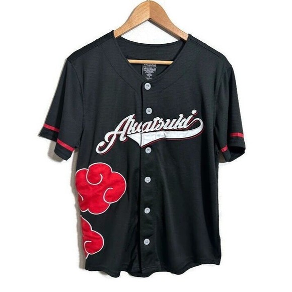 Boxlunch Shirts Box Lunch Naruto Akatsuki Baseball Jersey Shirt S